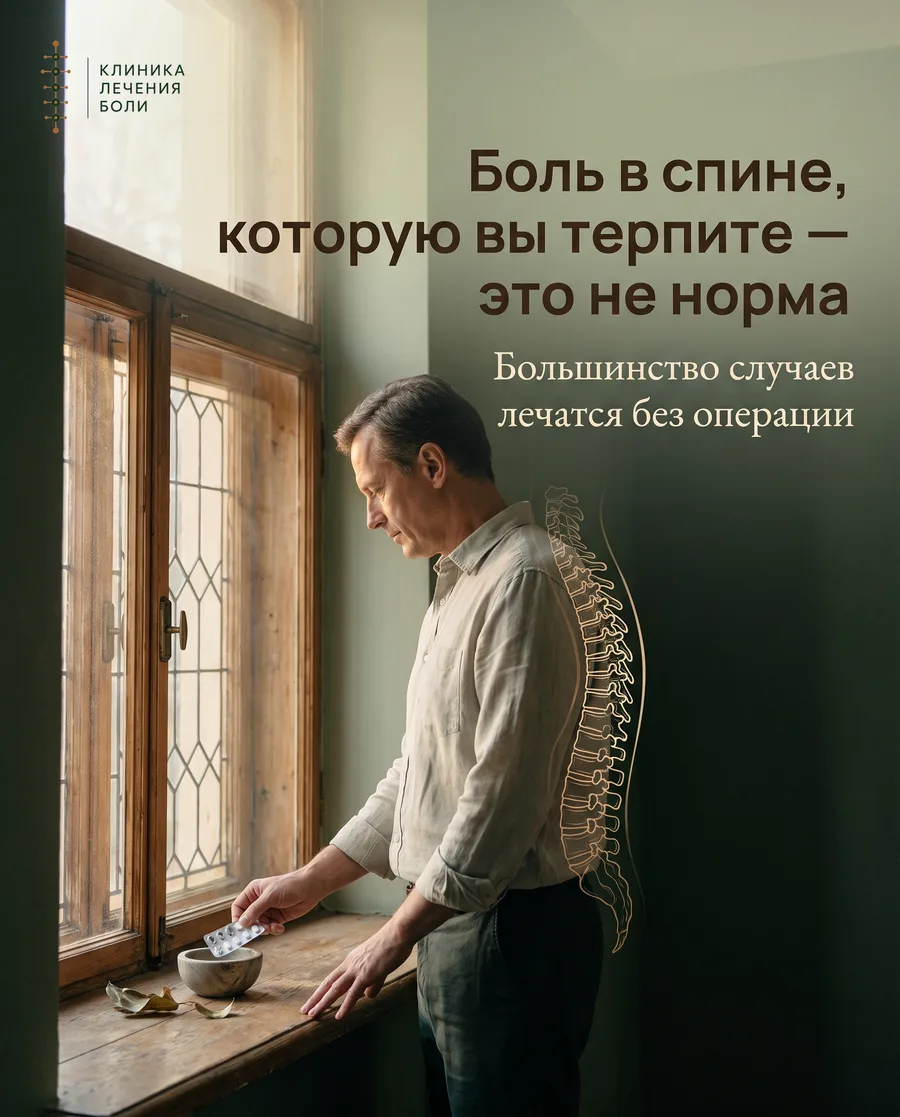 Пост клиники: Боль в спине — это не норма